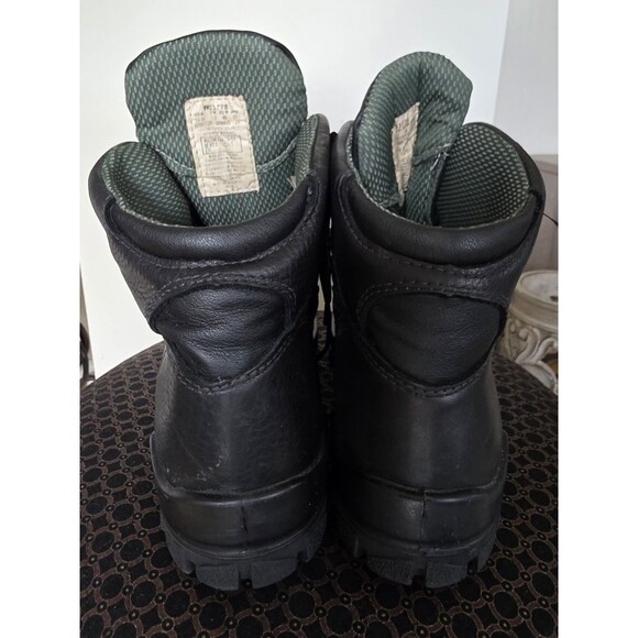 Nice WOLVERINE Steel-Toe Waterproof BlackLeatherShoe Work BOOTS 13W WornOnce EuC main image 9